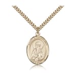 Gold Filled St. Athanasius Pendant w/ chain