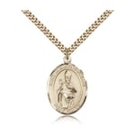 Gold Filled St. Augustine of Hippo Pendant w/ chain