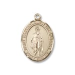 Gold Filled St. Bartholomew the Apostle Pendant w/ Chain