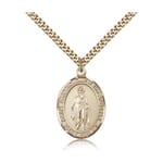 Gold Filled St. Bartholomew the Apostle Pendant w/ chain