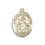 Gold Filled St. Bernadine of Sienna Pendant w/ Chain