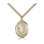 Gold Filled St. Cecilia Pendant w/ chain