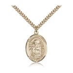 Gold Filled St. Christina the Astonishing Pendant w/ chain