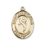 Gold Filled St. Christopher Medal w/ chain - Martial Arts