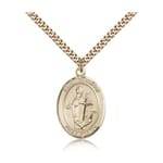 Gold Filled St. Clement Pendant w/ chain