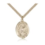 Gold Filled St. Colette Pendant w/ chain