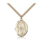 Gold Filled St. David of Wales Pendant 