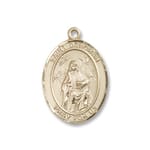 Gold Filled St. Deborah Pendant w/ Chain