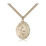 Gold Filled St. Deborah Pendant w/ chain