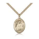 Gold Filled St. Edith Stein Pendant w/ chain