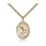 Gold Filled St. Elizabeth Ann Seton Pendant w/ chain