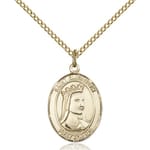 Gold Filled St. Elizabeth of Hungary Pendant w/ Chain