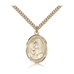 Gold Filled St. Elizabeth of the Visitation Pendant w/ chain