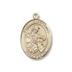 Gold Filled St. Eustachius Pendant w/ Chain