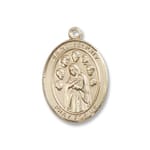 Gold Filled St. Felicity Pendant w/ Chain