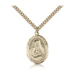 Gold Filled St. Frances Cabrini Pendant w/ chain