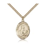 Gold Filled St. Gemma Galgani Pendant w/ chain