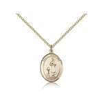 Gold Filled St. Genesius of Rome Pendant w/ Chain