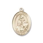 Gold Filled St. Giles Pendant w/ Chain