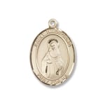 Gold Filled St. Hildegard Von Bingen Pendant w/ Chain