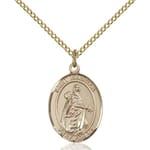 Gold Filled St. Isabella of Portugal Pendant w/ Chain
