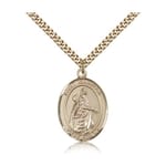 Gold Filled St. Isabella of Portugal Pendant w/ chain