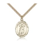 Gold Filled St. Ivo Pendant w/ chain