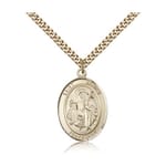 Gold Filled St. James the Greater Pendant w/ chain