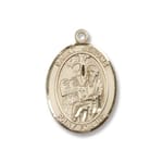 Gold Filled St. Jerome Pendant w/ Chain