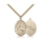 Gold Filled St. Joseph Of Cupertino Pendant w/ chain