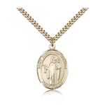 Gold Filled St. Joseph The Worker Pendant w/ chain