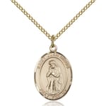 Gold Filled St. Juan Diego Pendant w/ Chain