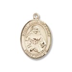 Gold Filled St. Julia Billiart Pendant w/ Chain