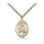 Gold Filled Blessed Kateri Pendant w/ chain
