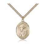 Gold Filled St. Kenneth Pendant w/ chain