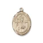 Gold Filled St. Leo the Great Pendant w/ Chain