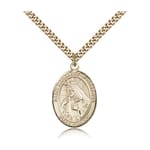 Gold Filled St. Margaret of Cortona Pendant w/ chain 