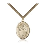 Gold Filled St. Maria Faustina Pendant w/ chain