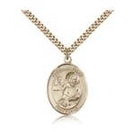 Gold Filled St. Mark the Evangelist Pendant w/ chain