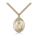 Gold Filled St. Martha Pendant w/ chain