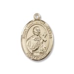 Gold Filled St. Martin De Porres Pendant w/ Chain