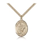 Gold Filled St. Martin of Tours Pendant w/ chain