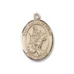 Gold Filled St. Martin of Tours Pendant w/ Chain