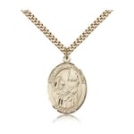 Gold Filled St. Mary Magdalene Pendant w/ chain
