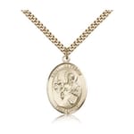 Gold Filled St. Matthew the Apostle Pendant w/ chain