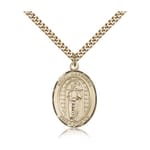 Gold Filled St. Matthias the Apostle Pendant w/ chain