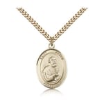Gold Filled St. Peter the Apostle Pendant w/ chain