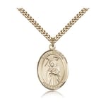 Gold Filled St. Regina Pendant w/ chain