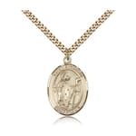 Gold Filled St. Richard Pendant w/ chain