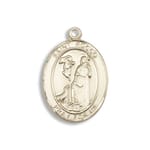 Gold Filled St. Rocco Pendant w/ Chain